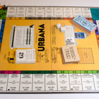 The Game of Urbana: Board Game with Cards and Pieces
