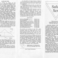 Safer Sex Pamphlet