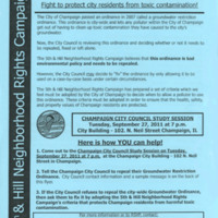Support the Repeal of the Groundwater Ordinance Flyers